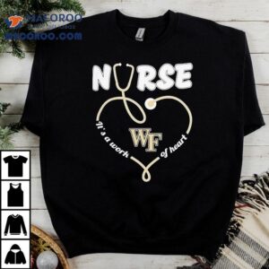 Wake Forest Honors Nurses With Heartfelt Stethoscope Tshirt
