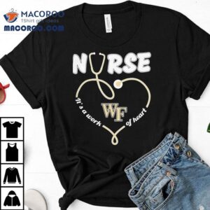 Wake Forest Honors Nurses With Heartfelt Stethoscope Tshirt