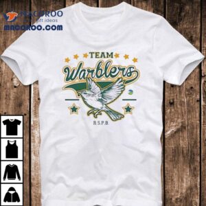 Warbler squad supports nature conservation with stylish t-shirt