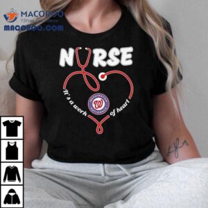 Washington Nationals Celebrate Nurses With Heartfelt Stethoscope Tshirt