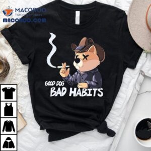 Wealthy But Isolated Canine With Unhealthy Smoking Tendencies Tshirt