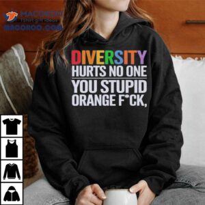 Why Differences Dont Divide People Stupid Orange T Tshirt