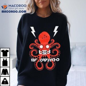 Wild Psychedelic Sea Creature Graphic Tshirt