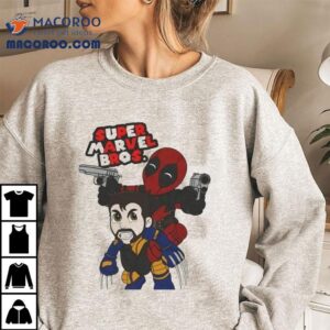 Wolverine And Deadpool Team Up In This Epic Superhero Tshirt