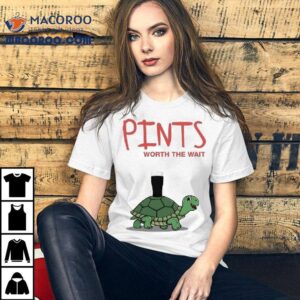 Worth The Wait Cool Turtle Design T-Shirt