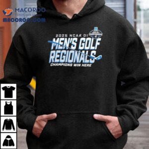 2025 College Golf Regional Winners Celebrate With Victory Tshirt