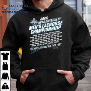 2025 college lacrosse finals commemorative t-shirt