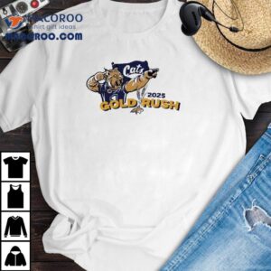 2025 gold rush spirit with Montana State Bobcats t-shirt