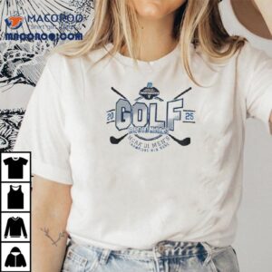 2025 mens college golf regional finals tshirt