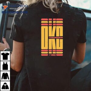 2025 Thunder playoff run fan celebration tshirt