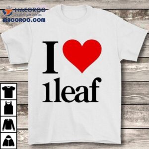 Adore this stylish 1leaf design t-shirt
