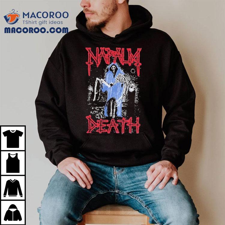 Brutal Scum Reaper Design Inspired By Napalm Death Tshirt Brutal Scum Reaper Design Inspired By Napalm Death Tshirt