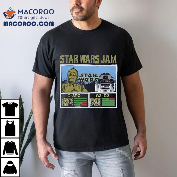 C3PO and R2D2 classic duo design tshirt C3PO and R2D2 classic duo design tshirt