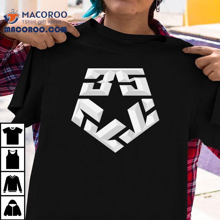 Celebrate 35 years of tribal style with this bevel design tshirt Celebrate 35 years of tribal style with this bevel design tshirt