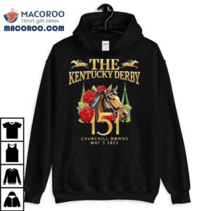 Celebrate the 151st Run for the Roses at Churchill Downs with this exclusive 2025 derby t-shirt