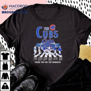 Chicago Cubs Memorable Moments Tribute T Tshirt