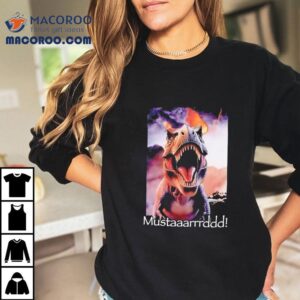 Dinosaur Mustard Graphic Tshirt