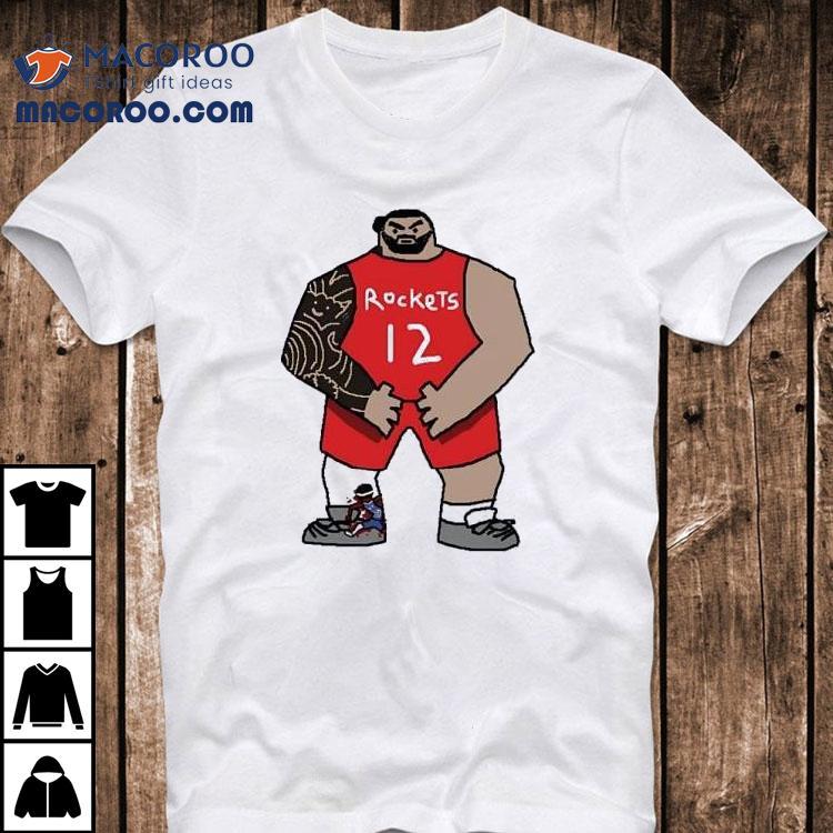 Funny cartoon style Houston Rockets jersey featuring Steven Adams t-shirt Funny cartoon style Houston Rockets jersey featuring Steven Adams t-shirt