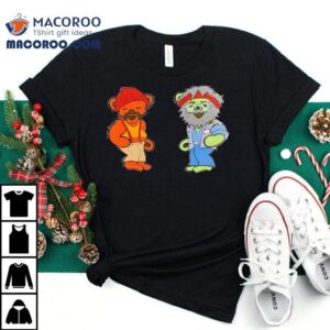 Funny Stoner Bear Design T-Shirt