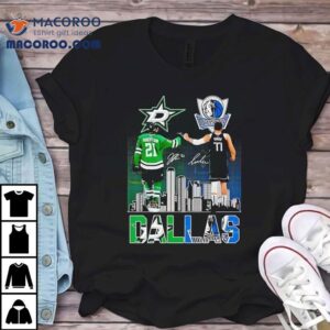Jason Robertson And Luka Doncic Crossover Star Power Tshirt