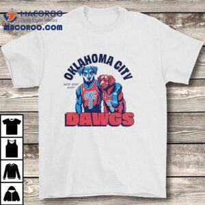 OKC Thunder canine fans show spirit with this cool dog themed t-shirt