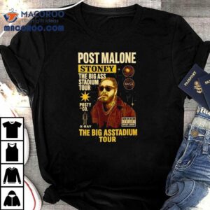 Post Malone Rocks The Stage In Iconic Stoney Tour Tshirt