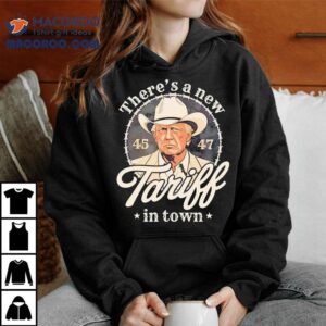 Rugged Outlaw Style Meets Modern Trade Policy Tshirt
