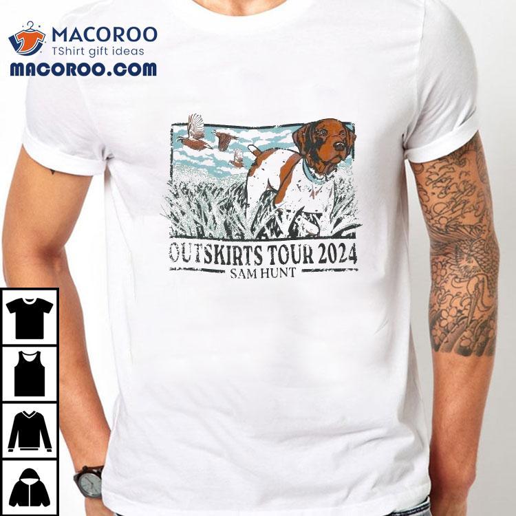 Sam Hunt 2024 tour exclusive dog print tshirt Sam Hunt 2024 tour exclusive dog print tshirt