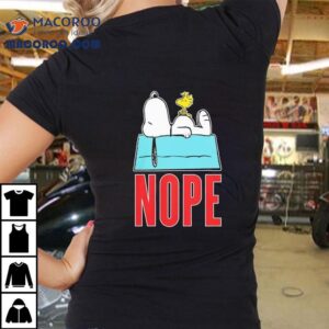 Snoopy and Woodstock napping design tshirt