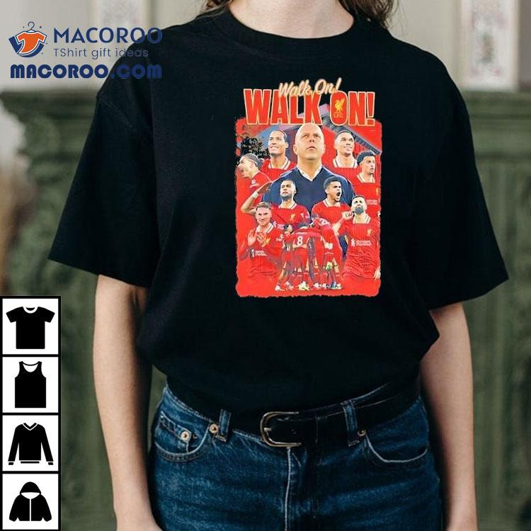 Stride with pride in this Liverpool FC inspired t-shirt Stride with pride in this Liverpool FC inspired t-shirt