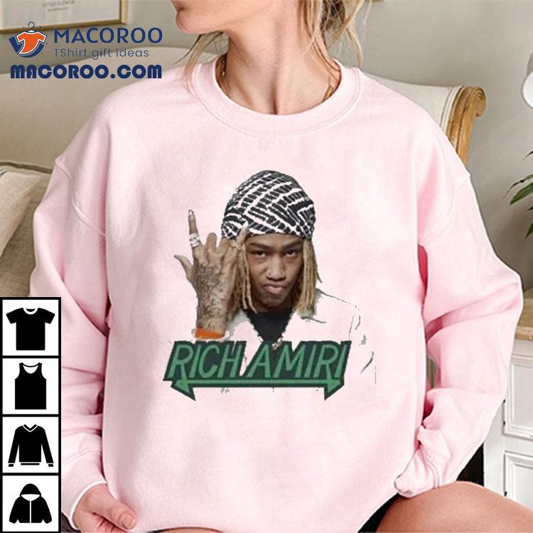 Stylish Rich Amiri Hip Hop Artist Graphic Tshirt Stylish Rich Amiri Hip Hop Artist Graphic Tshirt