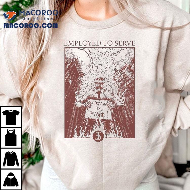 The Stark Reality Behind Everything Is Fine T-shirt The Stark Reality Behind Everything Is Fine T-shirt