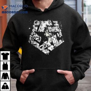 Urban tribal streetwear style gane wall graphic tshirt