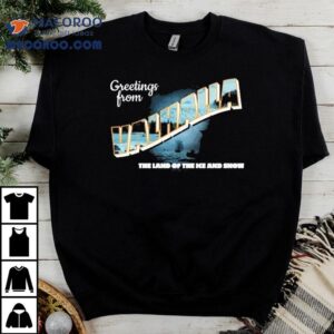 Valhalla Inspired Icelandic Winter Vibes T-shirt
