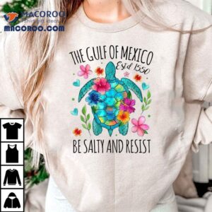 Vintage 1550 Sea Turtle Design Gulf Coast Inspired T-shirt