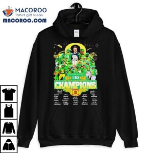 2025 Oregon Ducks Big Ten title victory commemorative t-shirt