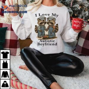 Adorable raccoon design for autism awareness t-shirt