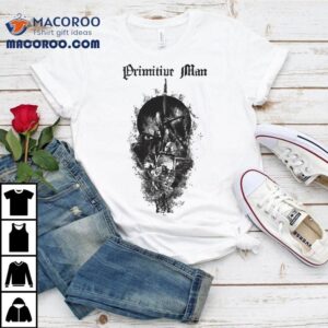 Ancient tribal brutal doom metal band graphic t-shirt