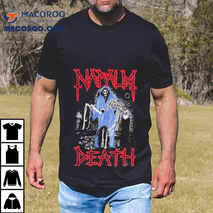 Brutal Scum Reaper Design Inspired By Napalm Death Tshirt Brutal Scum Reaper Design Inspired By Napalm Death Tshirt