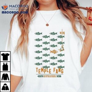 Catch Temple Fang live in Groningen on May 16 2025 with this cool fish tshirt