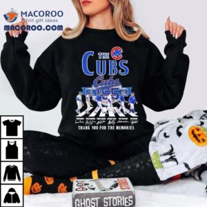 Chicago Cubs Memorable Moments Tribute T Tshirt