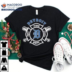 Detroit firefighters honor tigers with custom t-shirt 1 Detroit Firefighters Honor Tigers With Custom Tshirt