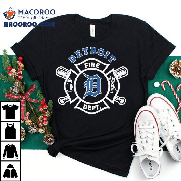 Detroit firefighters honor tigers with custom t-shirt Detroit firefighters honor tigers with custom t-shirt