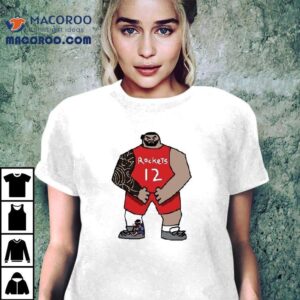 Funny cartoon style Houston Rockets jersey featuring Steven Adams t-shirt 1 Funny Cartoon Style Houston Rockets Jersey Featuring Steven Adams Tshirt