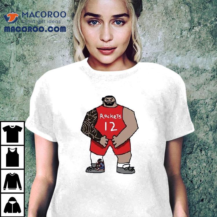 Funny cartoon style Houston Rockets jersey featuring Steven Adams t-shirt Funny cartoon style Houston Rockets jersey featuring Steven Adams t-shirt