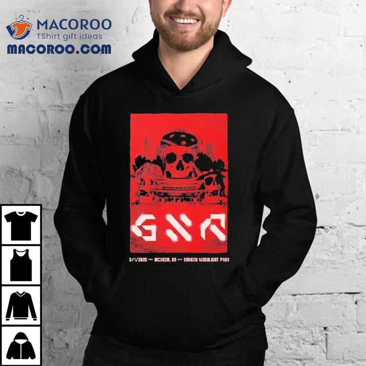 Guns N Roses 2025 Korea concert in Incheon t-shirt Guns N Roses 2025 Korea concert in Incheon t-shirt