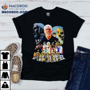 Honoring Coach Popovich With A Classic San Antonio Spurs Tribute Tshirt