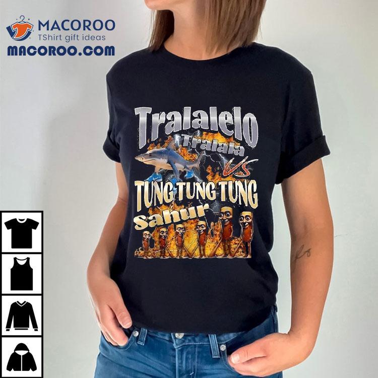 Italian meme showdown brainrot vibes t-shirt Italian meme showdown brainrot vibes t-shirt