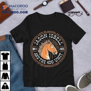 Jason Isbell live concert in Denver at Mission Ballroom May 2025 tshirt