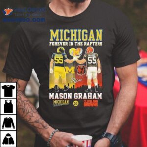 Mason Graham Michigan And Cleveland Tribute Tshirt